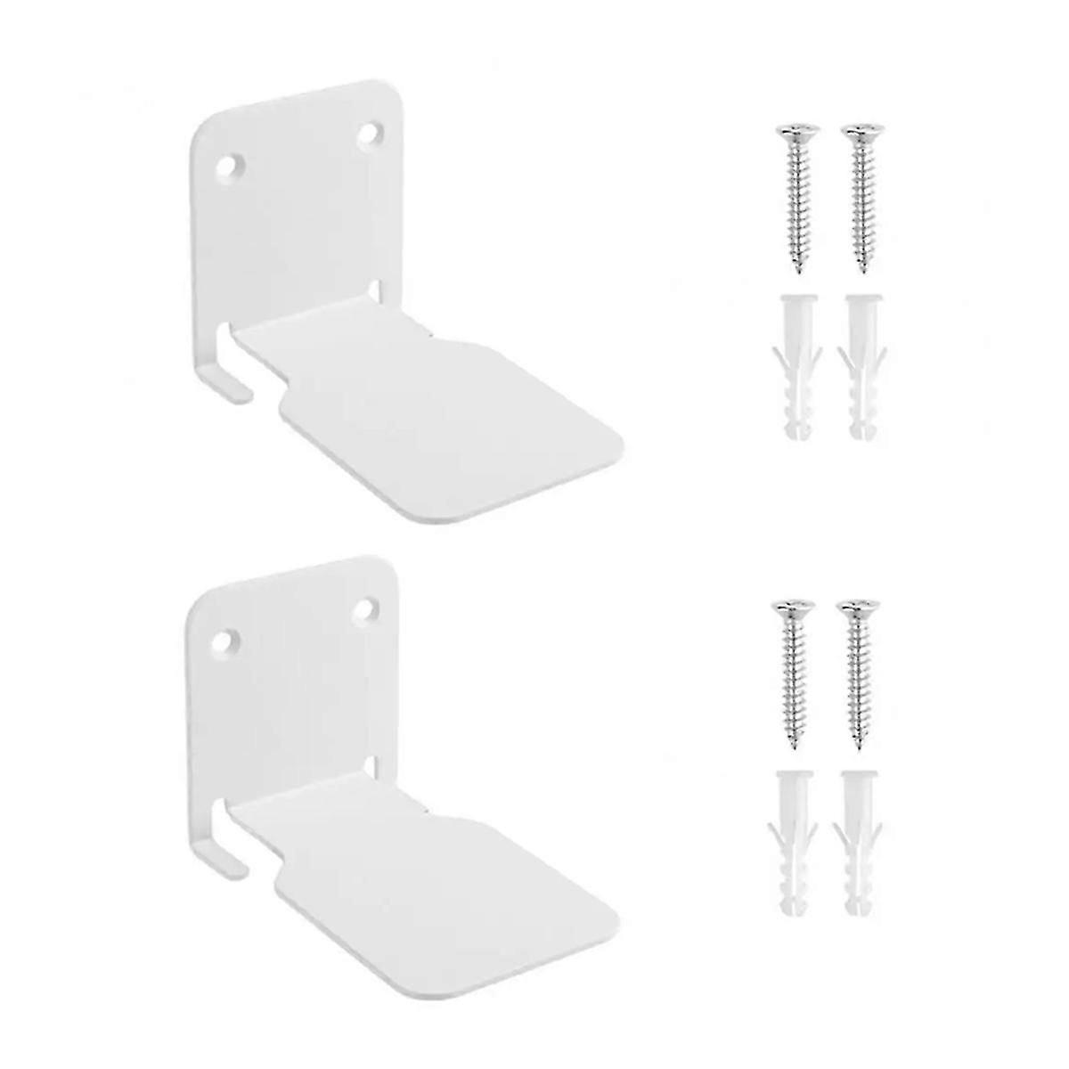 2PCS Stainless Steel Bookshelf Stylish Floating Bookshelf Set Space-Saving Wall Mounted Shelves  suitable for