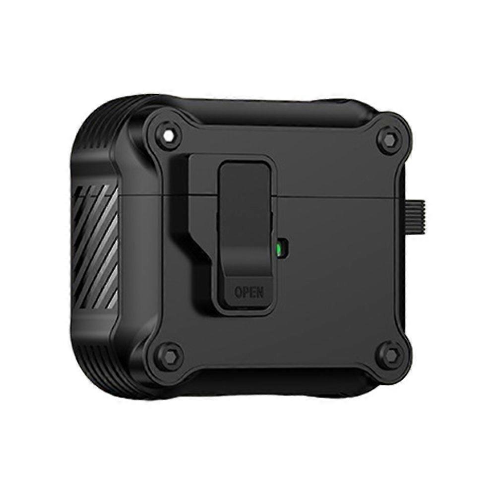 Earphone Protective Case Secure Locks Full Protection with Hanging Buckle Headphone Covers Compatible Airpods Pro 2nd Gen
