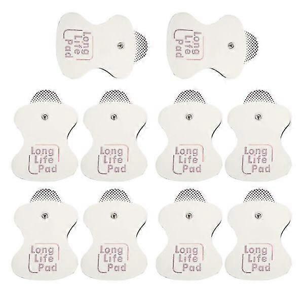 10x electrode replacement for Omron Massagers Long Life Pad 10 pcs