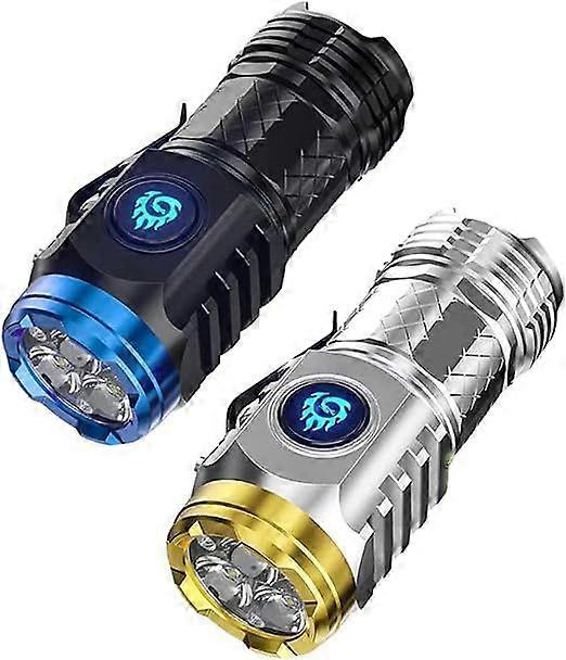 Three-Eyed Monster Mini Flashlight,Mini Flashlight,Rechargeable LED Flashlights High Lumens