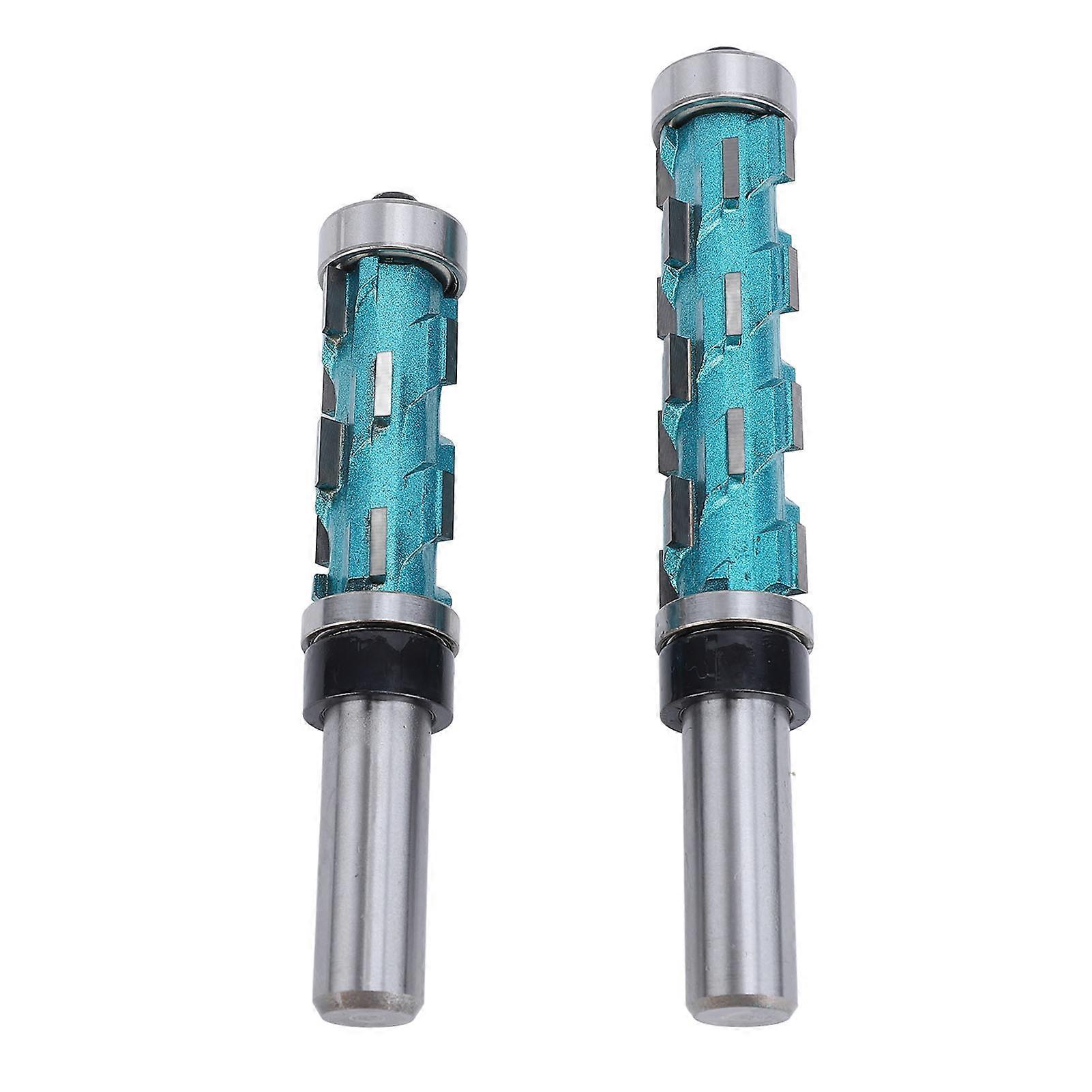 Trim Spiral Router Bit Double Bearing 1/2in Shank 3/4in Cutting Diameter Trimming Router Bit