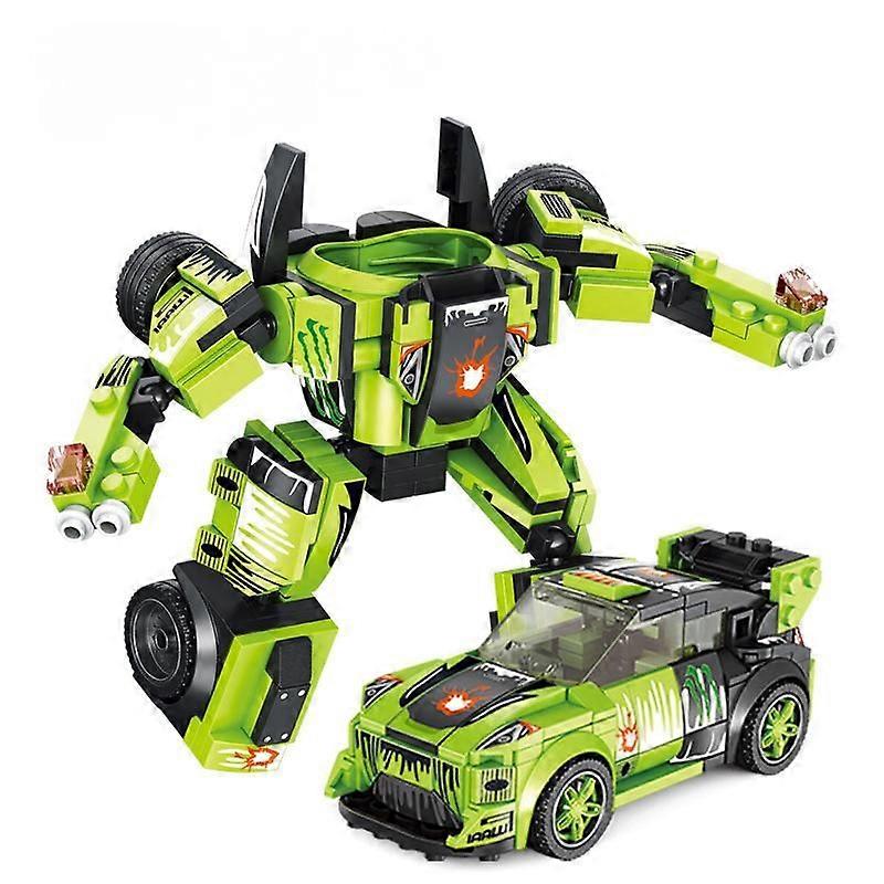 Lego children's building block car assembly model development intelligence racing DIY boy toy (race 3 changes 661003D)