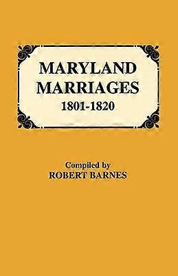 Maryland Marriages 18011820