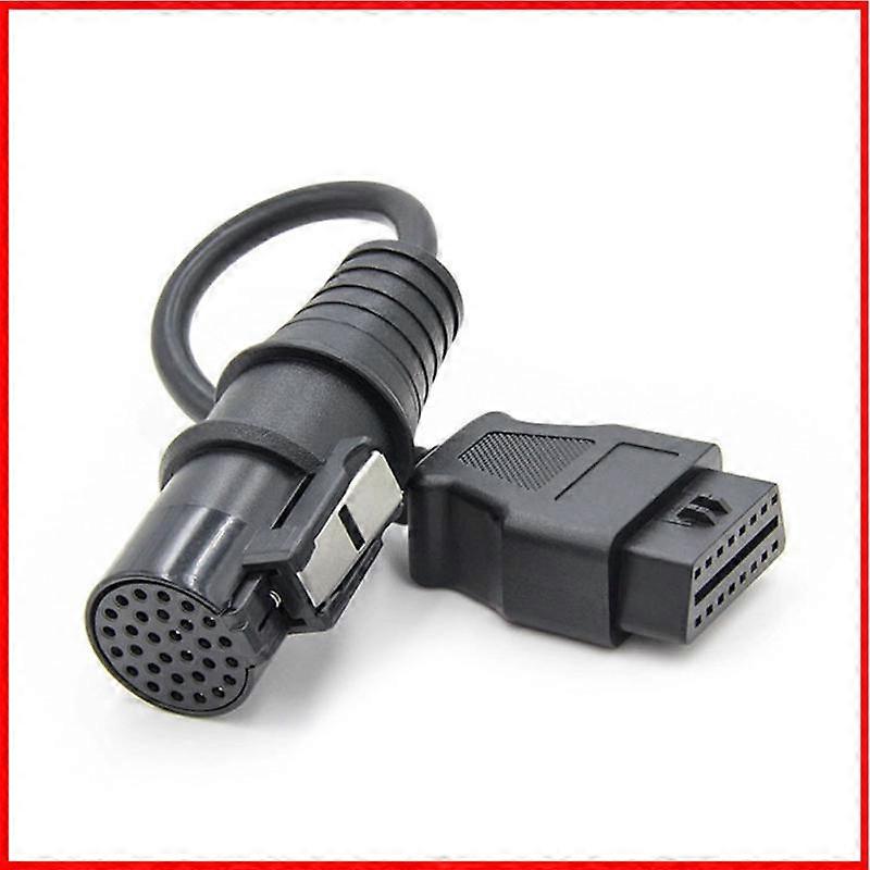 Hot,Car Fault Diagnosis Instrument Interface 30-pin To 16-pin Obd2 Conversion Cable Compatible For Iveco