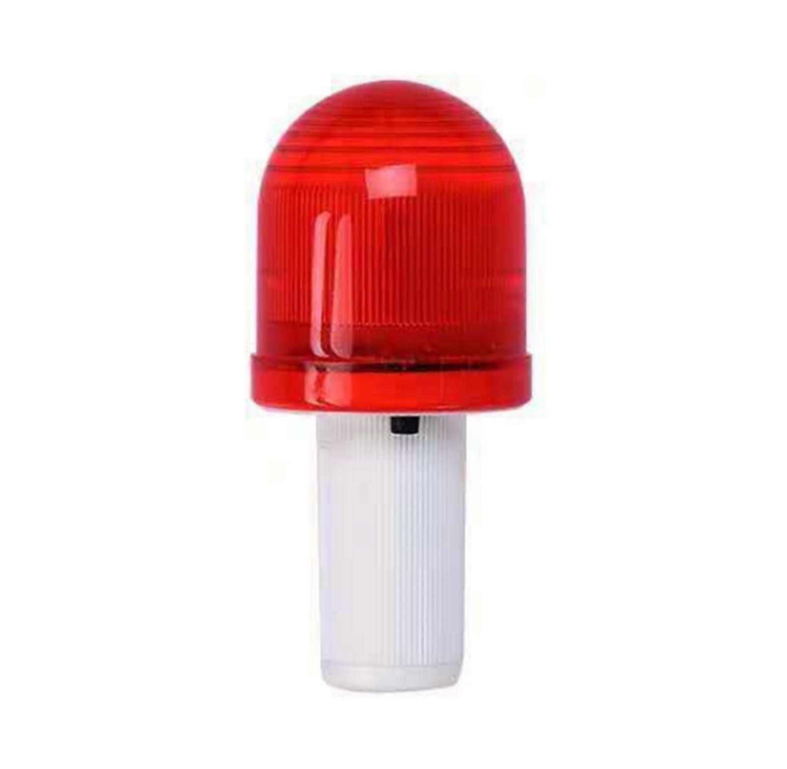 LED Road Cone Dome Light Professional Red Beacon Warning Lights for Construction Traffic Dock Marine Road Cone Dome Light