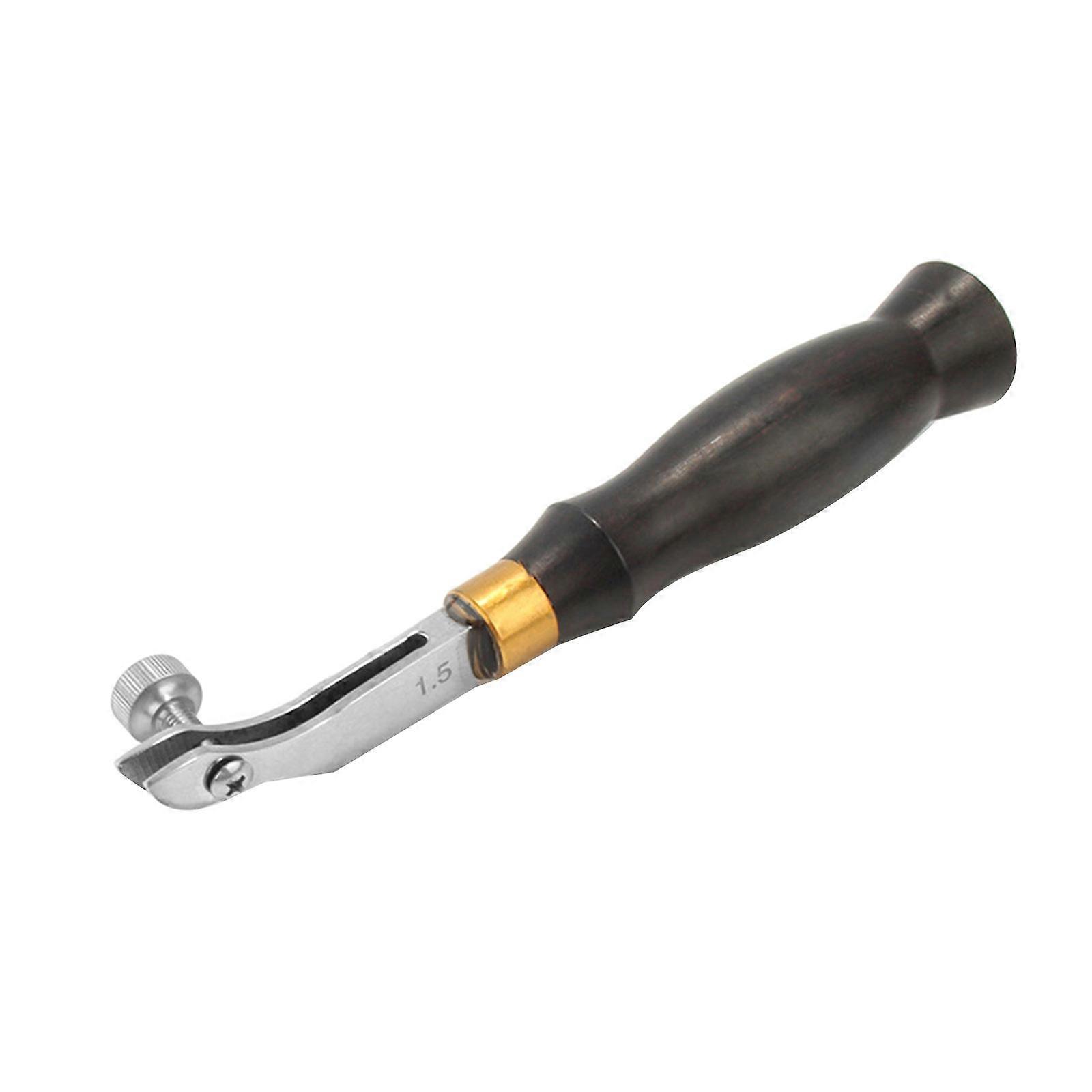 Versatile Outside Edges Creaser Adjustable Width for Precise Leathercrafting DIY Handmade Working Tool for Strap Wallets