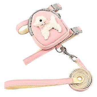 Dog Backpack Harness with Leash Dog Harness and Leash Cat Harness Puppy Harness Backpack Dog Harness Backpack no pulls  Yellow L
