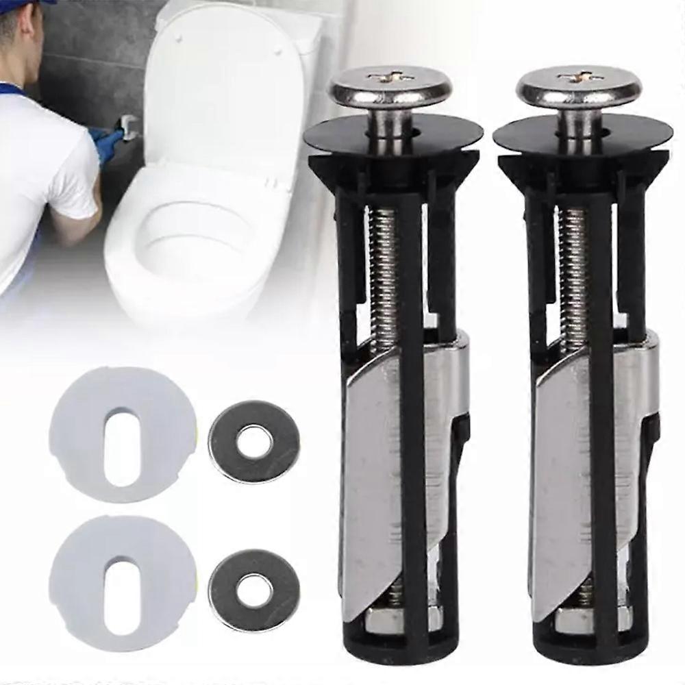 Nagy teherbírású WC-ülőke rögzítőcsavar készlet, univerzális WC-ülőke csavarkészlet