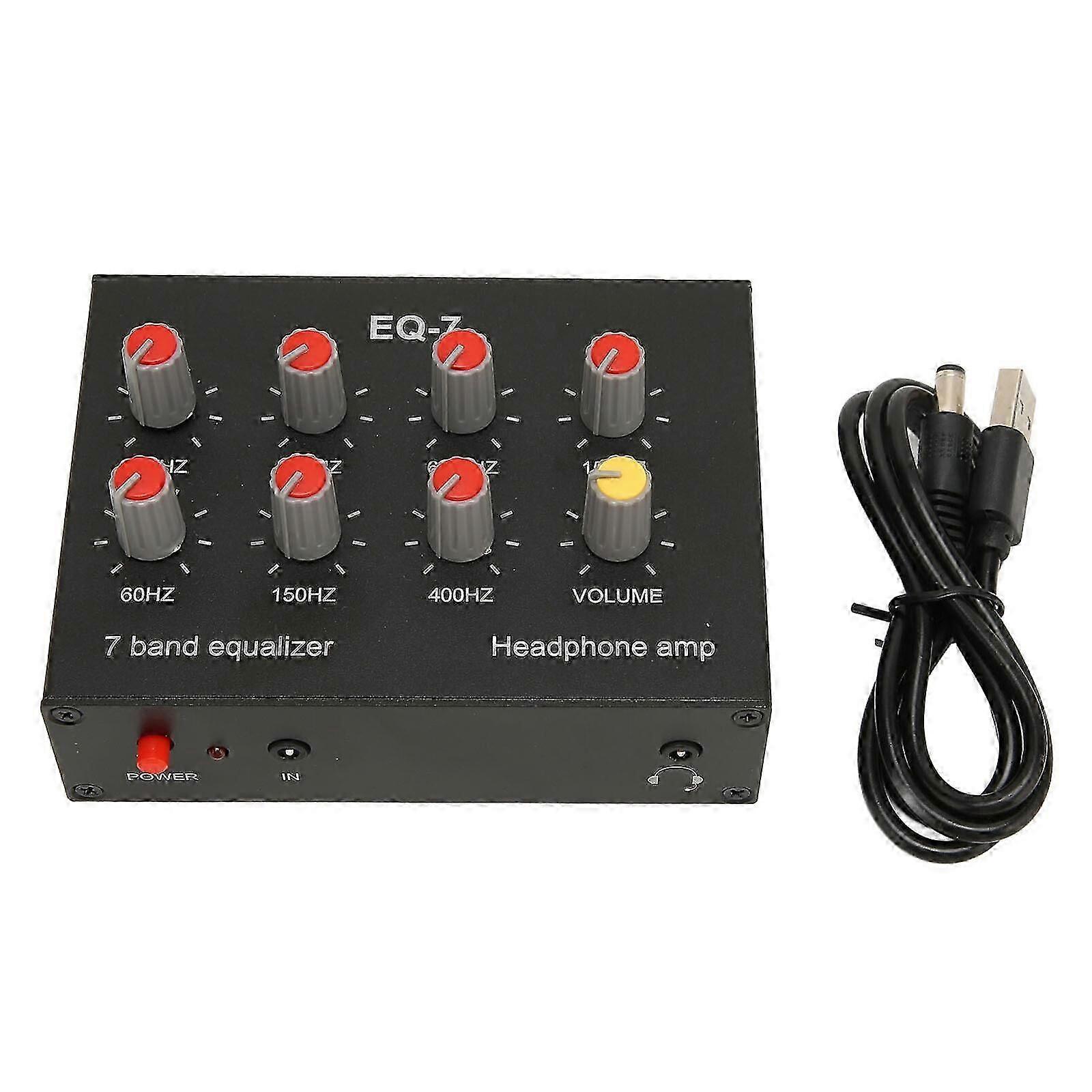 7 Band Sound Equalizer Output Intrare 7 Band Equalizer High Bass Adjustment qp