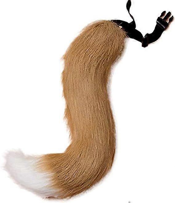 Dewenwils זנב דמוי פרווה תחפושת שועל מבוגרים/נוער קוספליי ליל כל הקדושים תחפושות מסיבת חג המולד גודל אחד