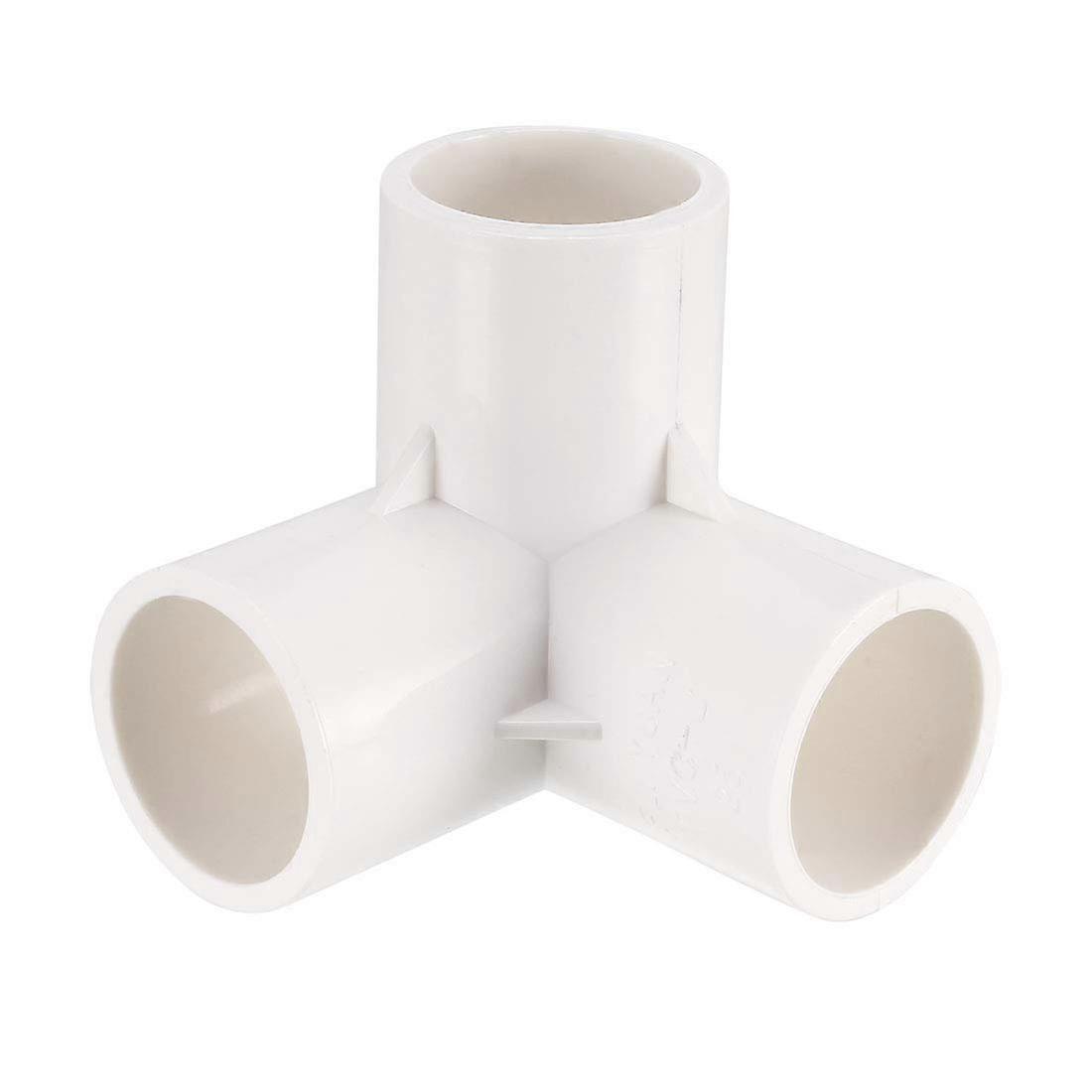 3 Way Elbow PVC Pipe Fitting Furniture Grade Tee Corner 25mm