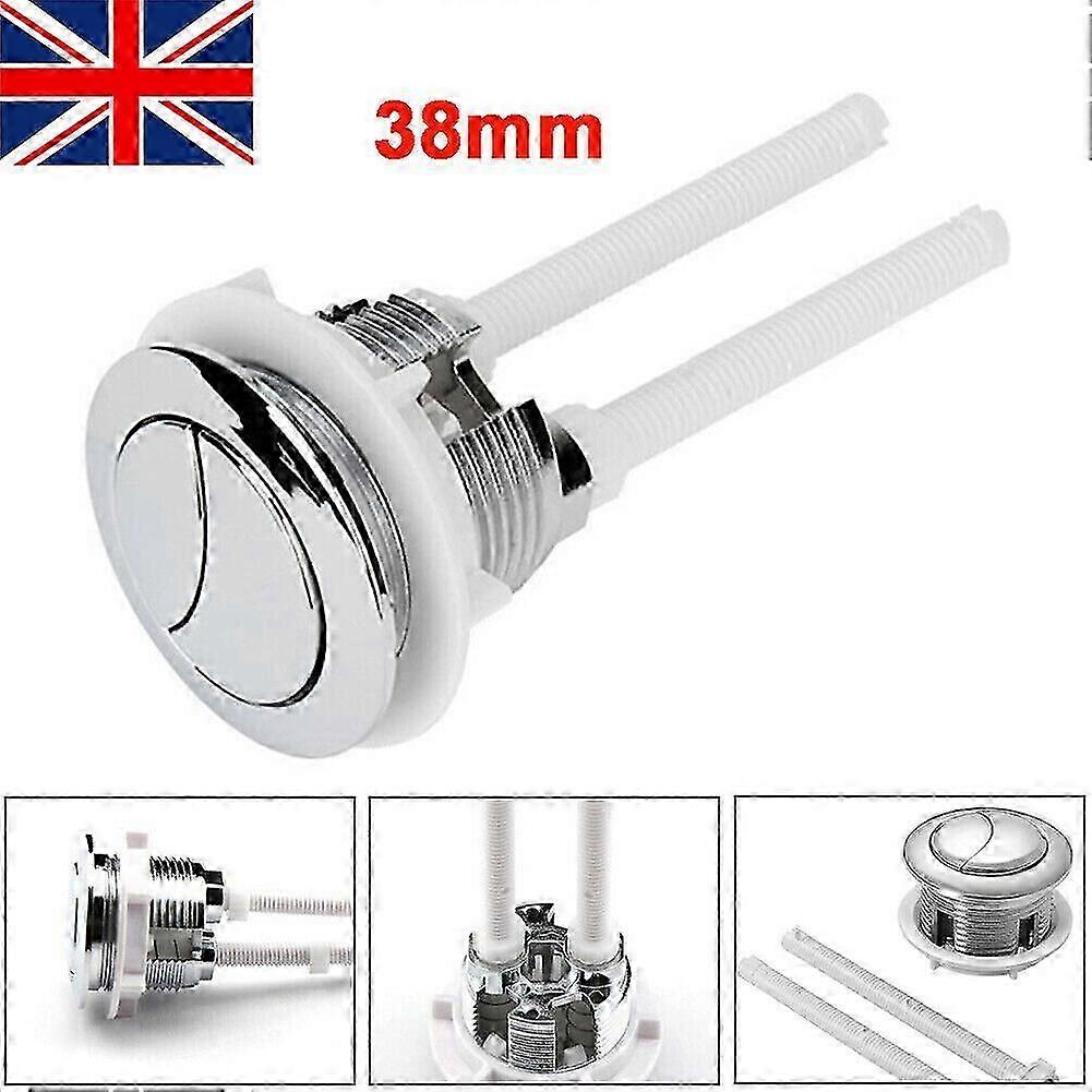 38mm Replacement Dual Flush Push Button Toilet Cistern Water Saving Universal