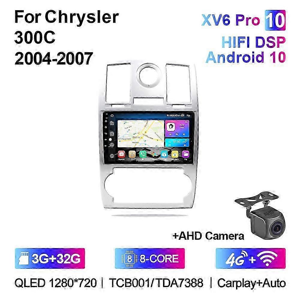 XIMA XV6 Pro 8 Core 2 Din Android 10 Autoradio Caplay Autoradio Multimedia Player für Chrysler Aspen 300C 2004-2008 Stereo GPS