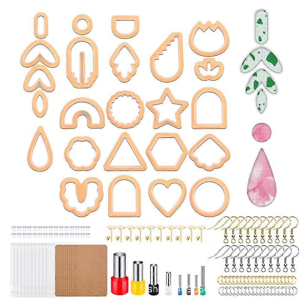 Earrings Cutters, Plastic Clay Cutters, Various Shapes