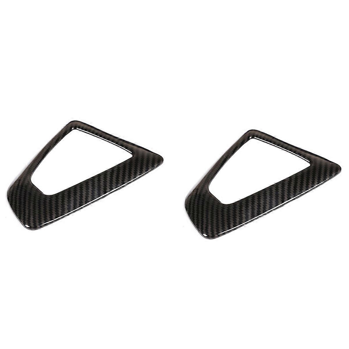 2X Car Gear Shift Frame Trim for - 1 2 3 4 Series F20 F22 F23 F30 F34 F35 F32 F33 F36 Carbon Fiber