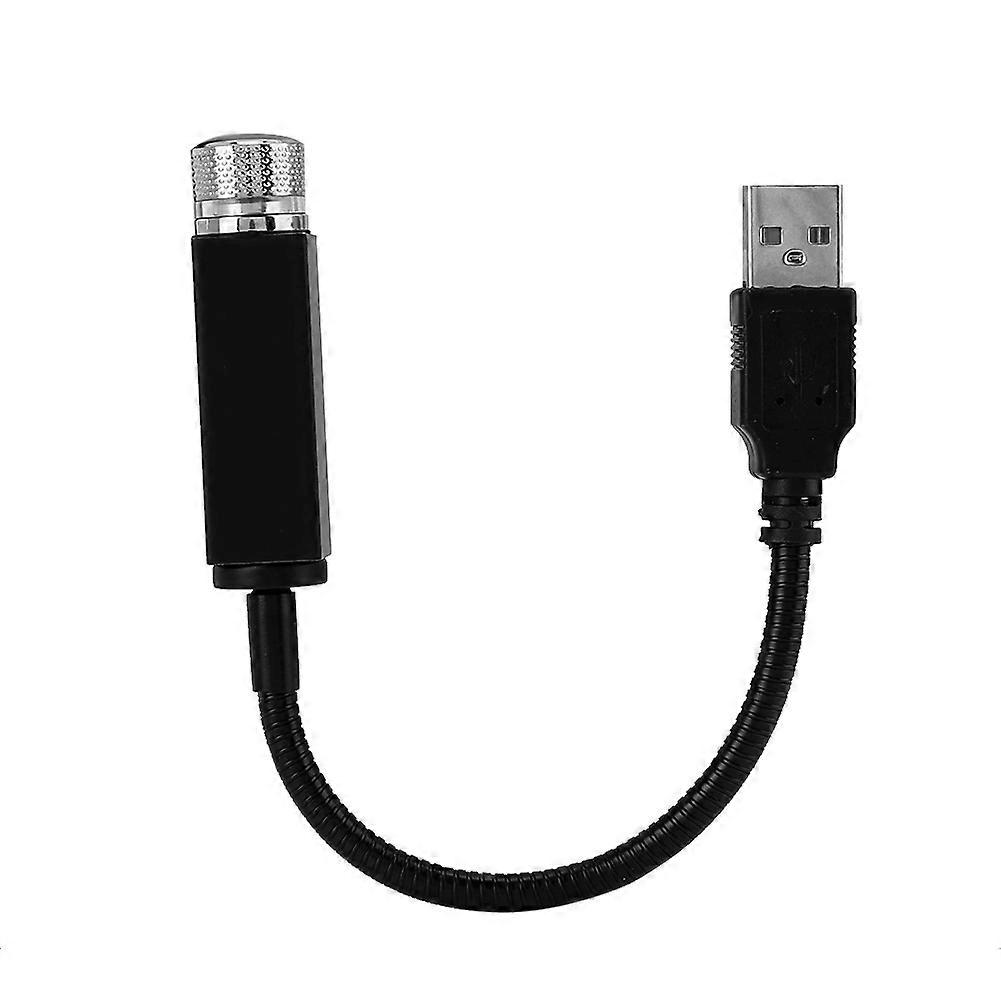 Mini USB LED Car Auto Atmosphere Projector Ceiling Star Red Light Lamp