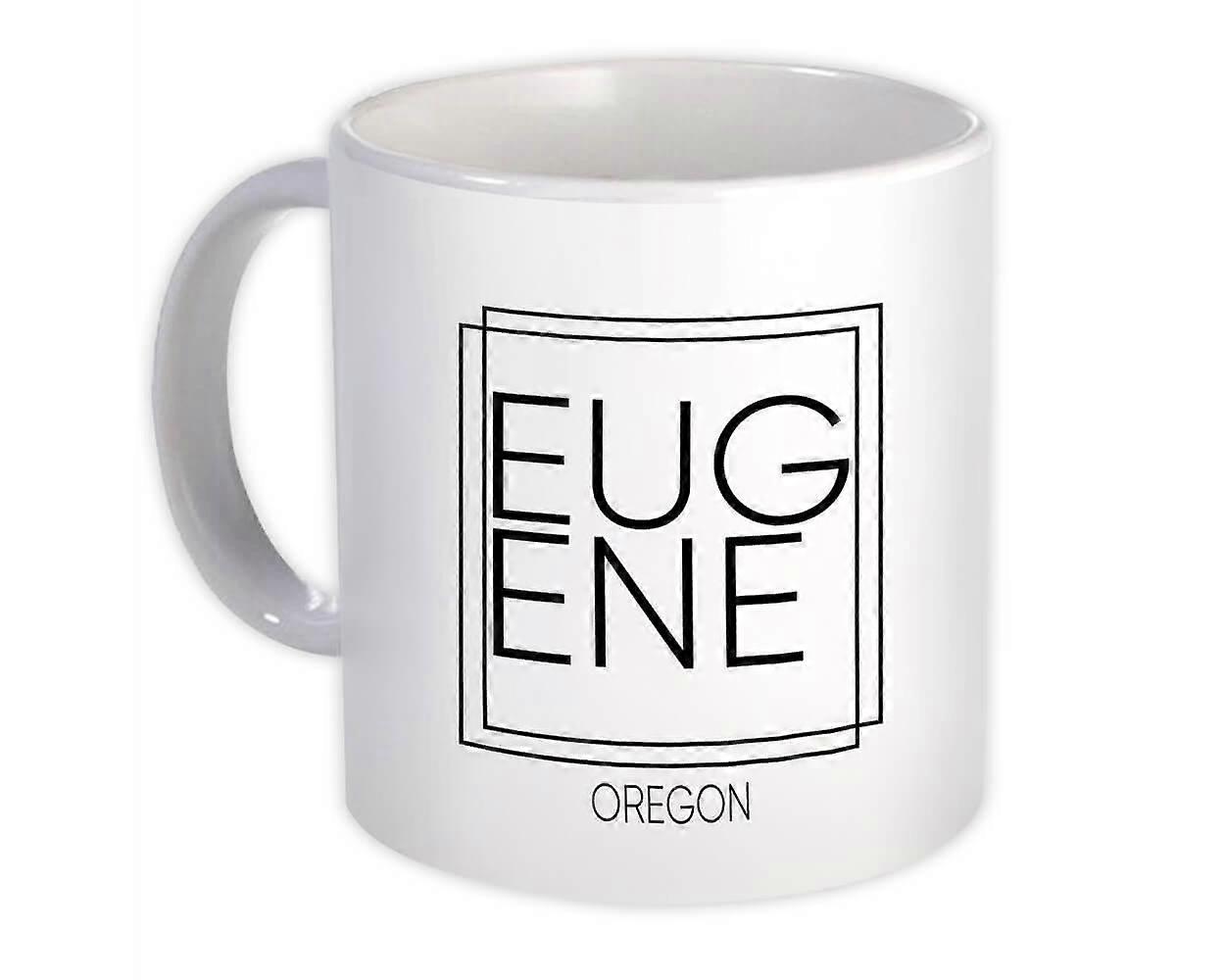 Gift Mug: EUGENE  Oregon Square
