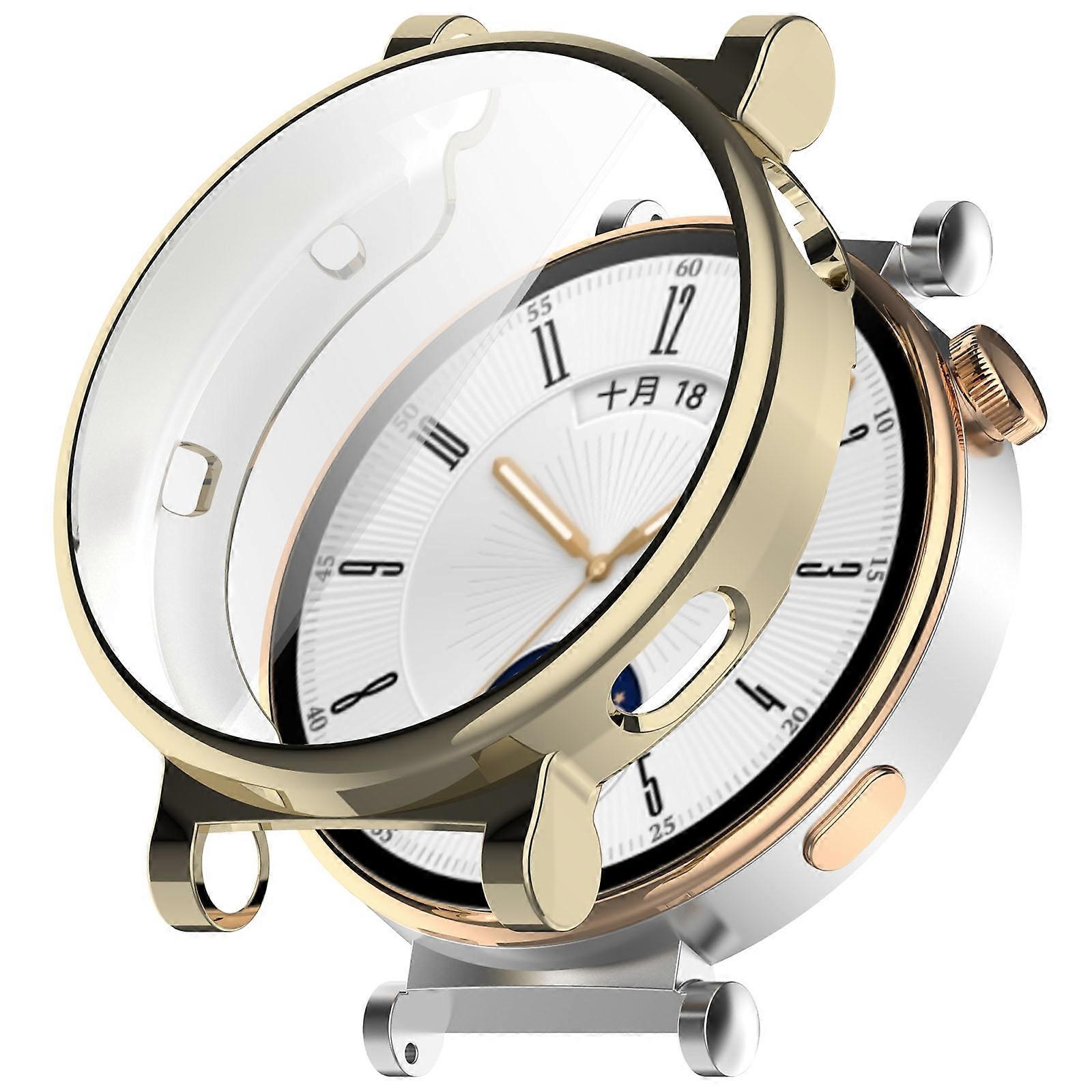 Full Coverage TPU Electroplated Watch Protective Case