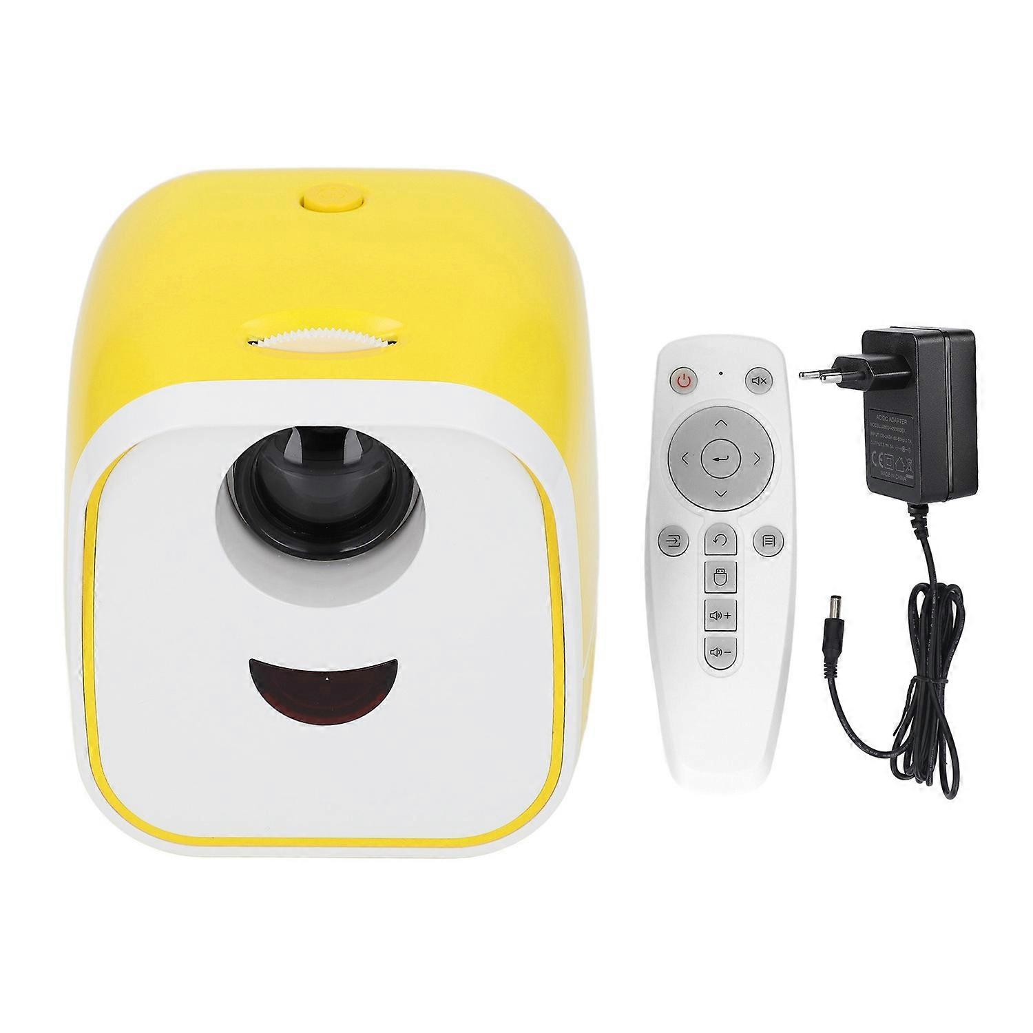 Portable Projector 1080P Full HD Compatible USB AV Audio High Definition Multimedia Interface Home T