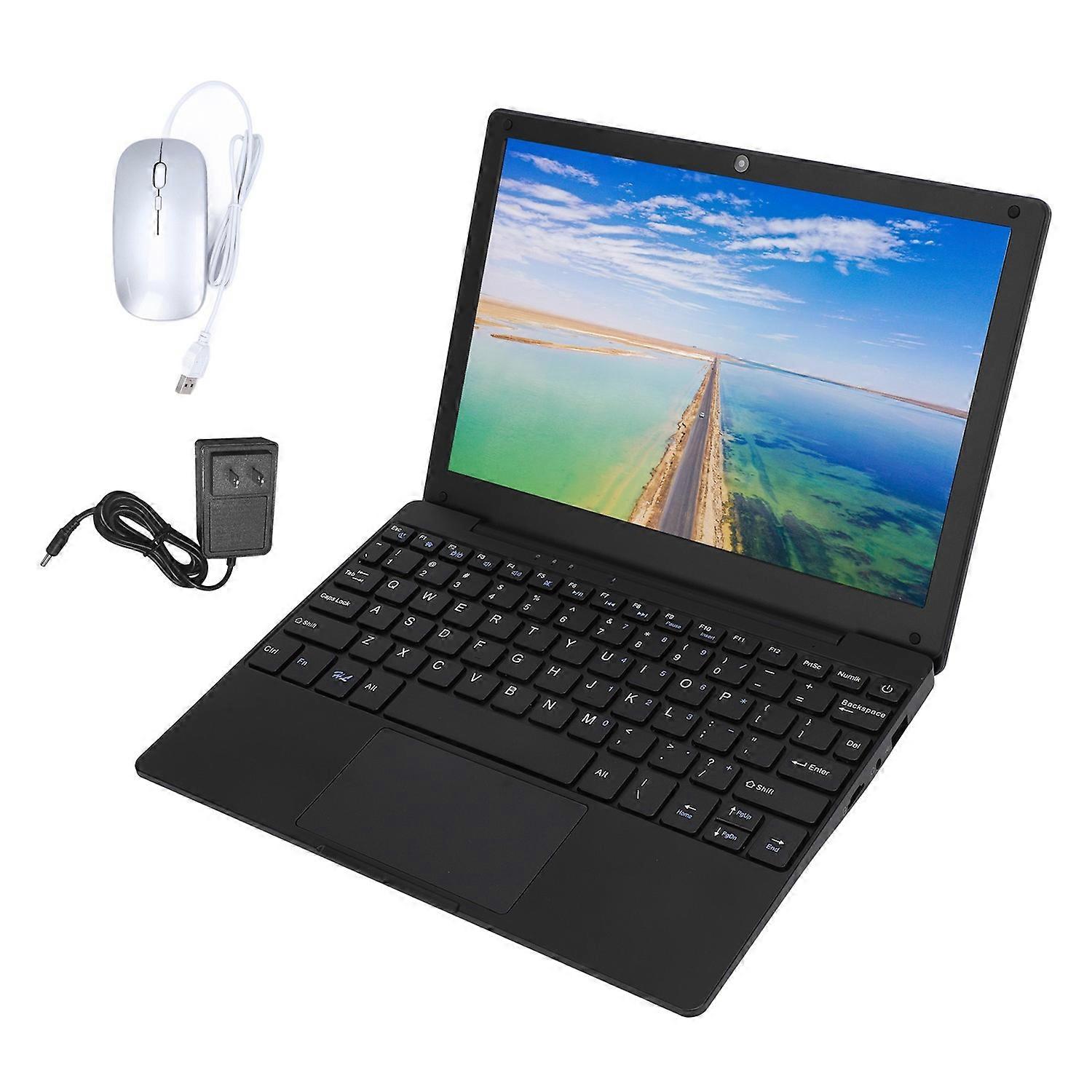 Laptop 10.1inch IPS 1280x800 Display Quad Core Processor Wireless Type C Charging Ultra Slim Laptop