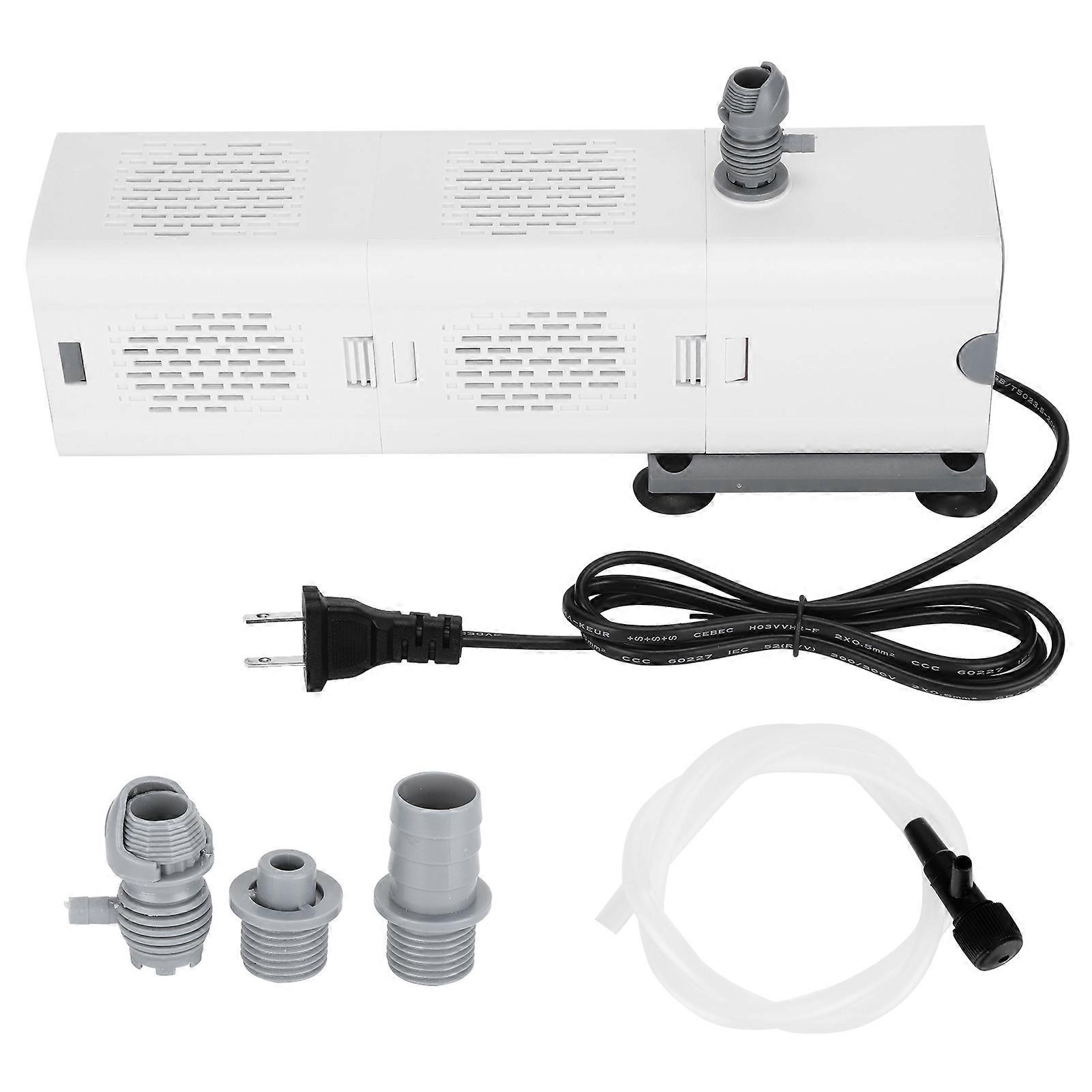 ZY‑N63 Multi‑Functional Fish Tank Filter Submersible Quiet Aquarium Filter Water Pump Box