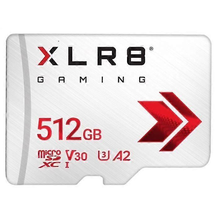 Scheda di Memoria MicroSDXC - PNY - XLR8 - 512 Go - Classe 10 - U3 - V30