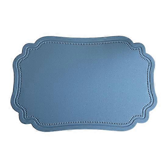 Faux Leather Placemat Heat Resistant Kitchen Drying Mat Waterproof Anti Slip Table Place Mats Table Protector for Kitchen Dining Room Table
