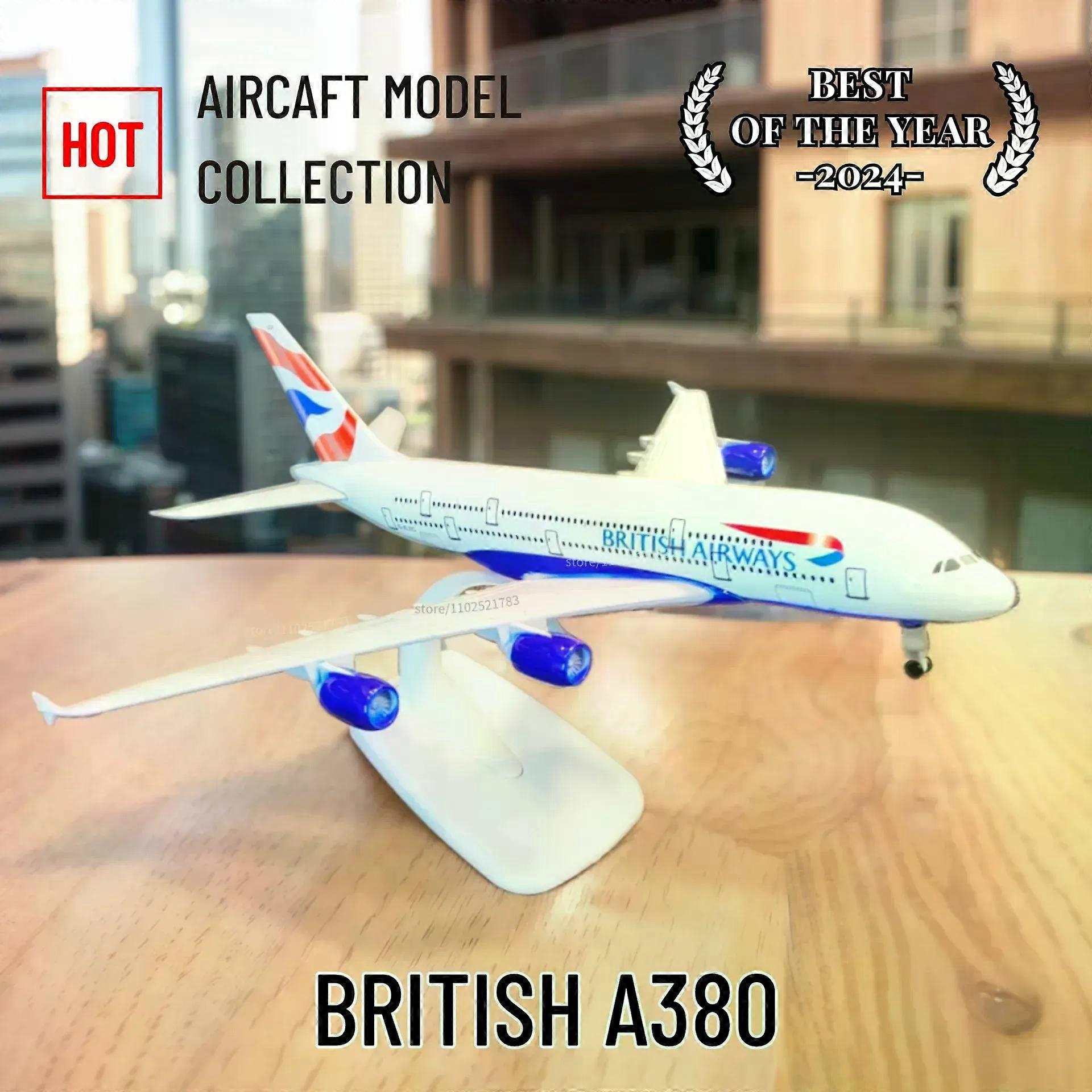 ダイキャスト英国A380航空機モデルスケール1:250エアバスボーイングアビオミニチュアA350 B747 B777 B787航空キッドクリスマスギフト玩具
