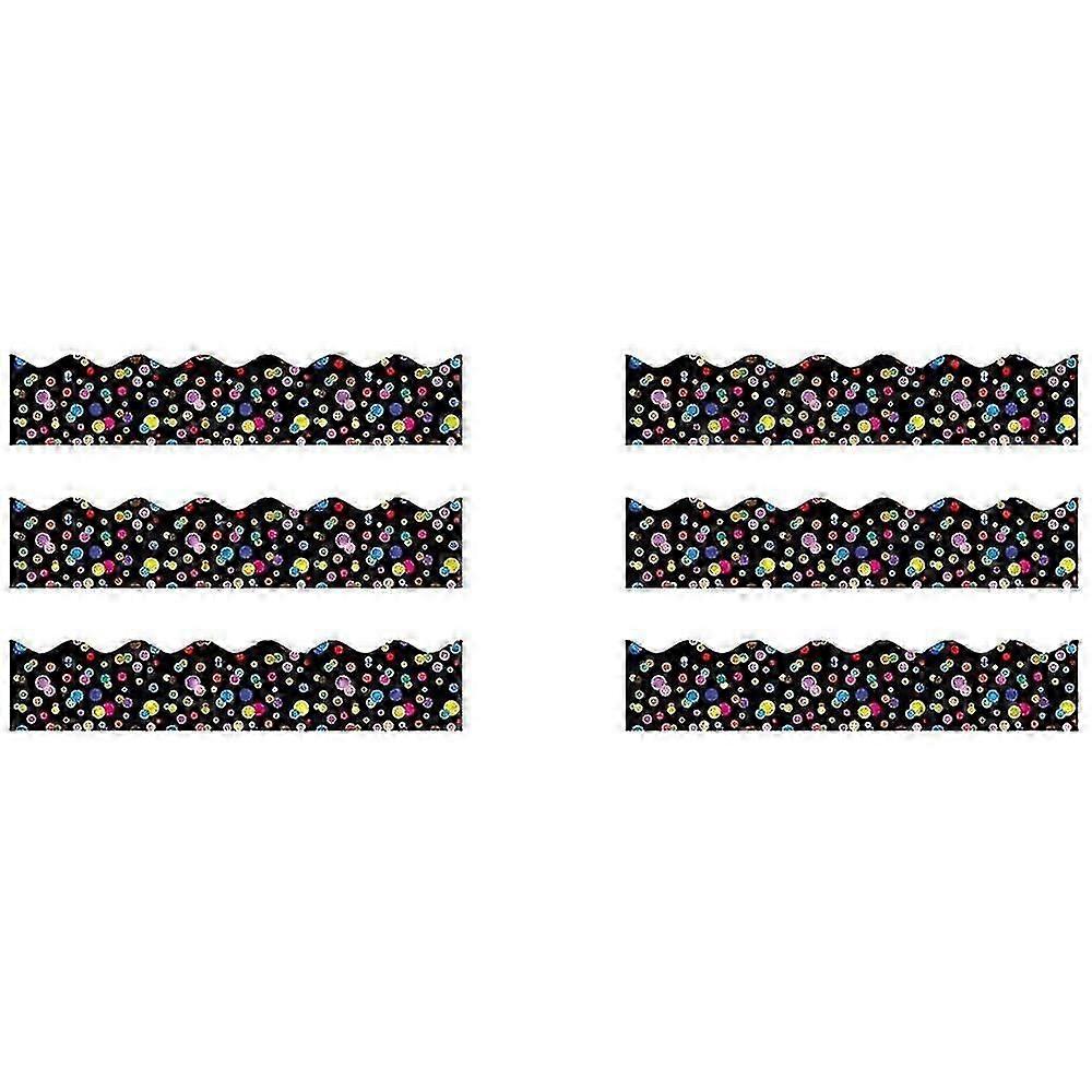 Bulletin Borders Stickers 65 Ft For Bulletin Board/black Board Trim