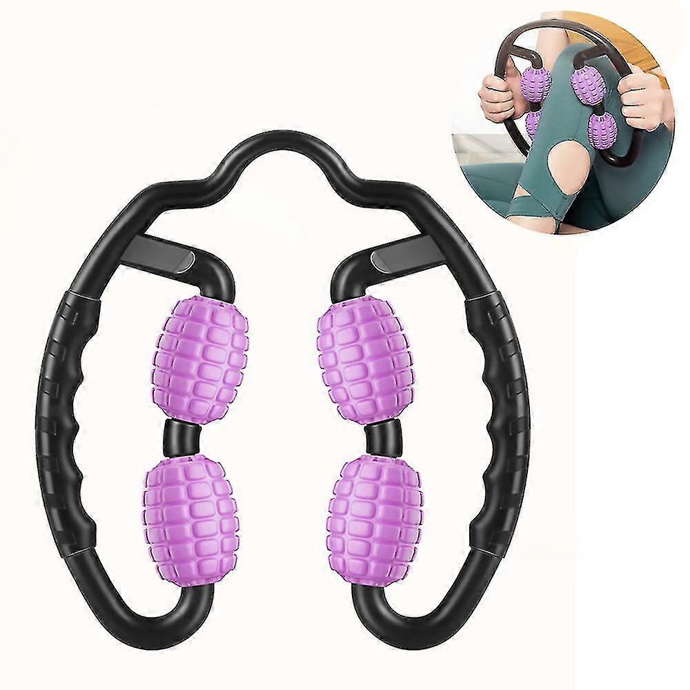 Muscle Massage Roller,fascia+massage Device+handle For Self Massage
