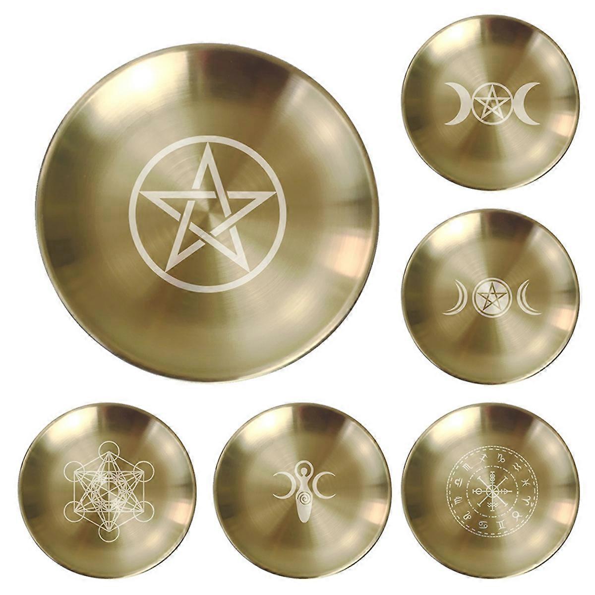 Ritual Tray Star Tray Crystal Stone Shelf Candlestick
