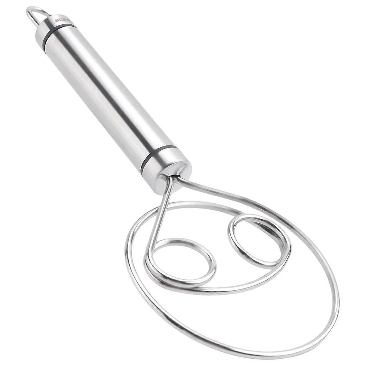 Danish Dough Whisk, 2 Pack Premium ,Large Hand Mixer for Bread Pastry