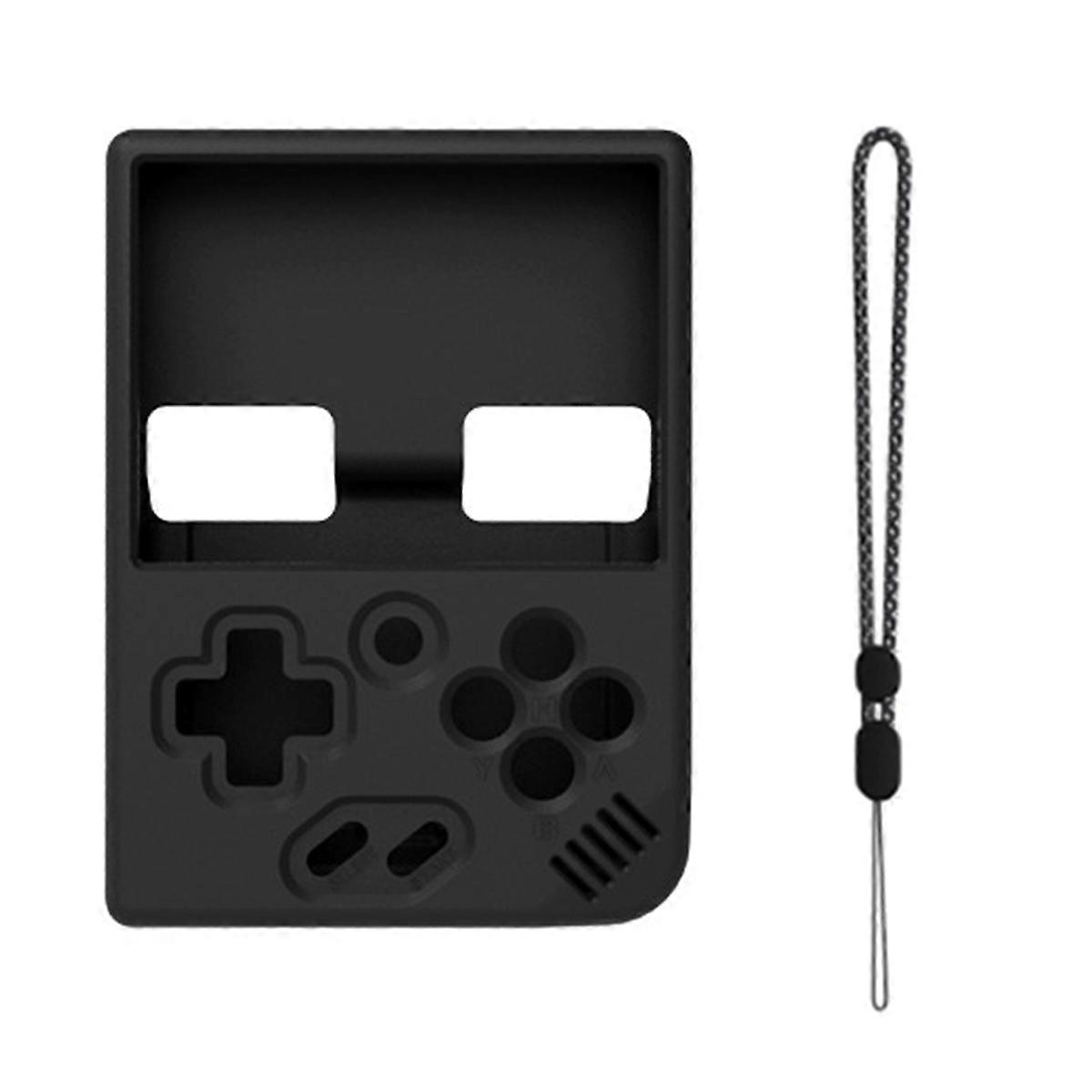 For MIYOO Mini Plus Game Console Protective Silicone Case Black