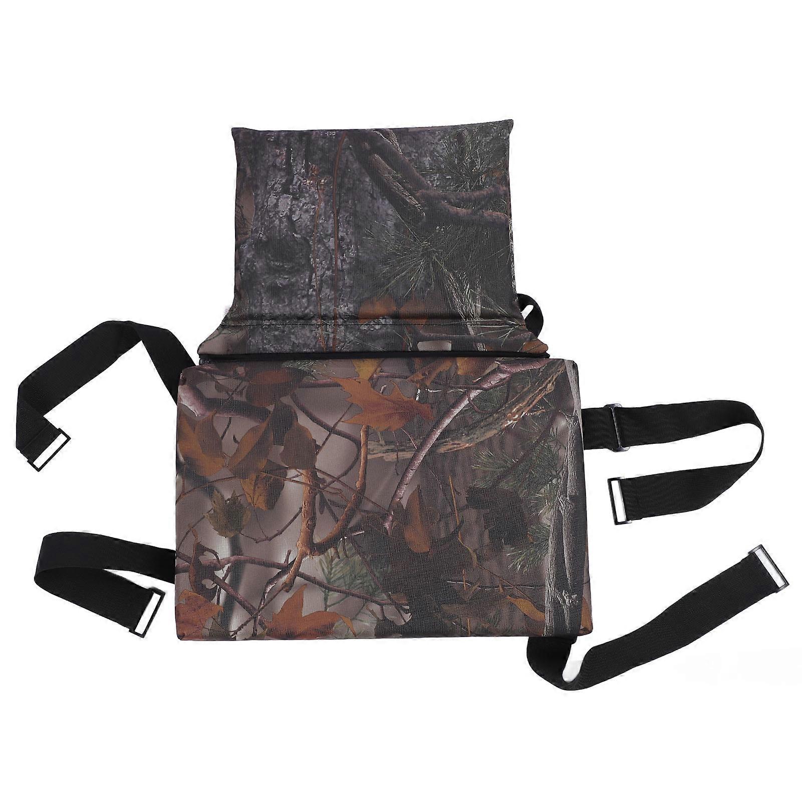 Tree Stand Seat Replacement 600D Oxford Cloth Foldable Adjustable Tree Stand Seat Cushion Pad for Camping Camouflage Style 1
