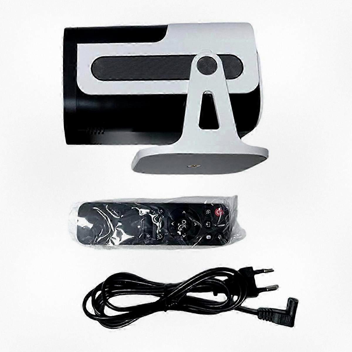 Compact 720p Android 13 Smart Projector with 4K Compatibility, 180 ANSI Lumens, WiFi 6, Bluetooth 5.0, 180-Degree Rotatable Cinema Display, UK Power A