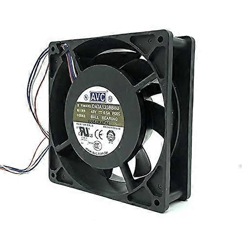 Case Fans DC 48V Fan for AVC 13038 48 Server Chassis Cooling Fan DATA1338B8U 13CM 0.5A Cooling Fan