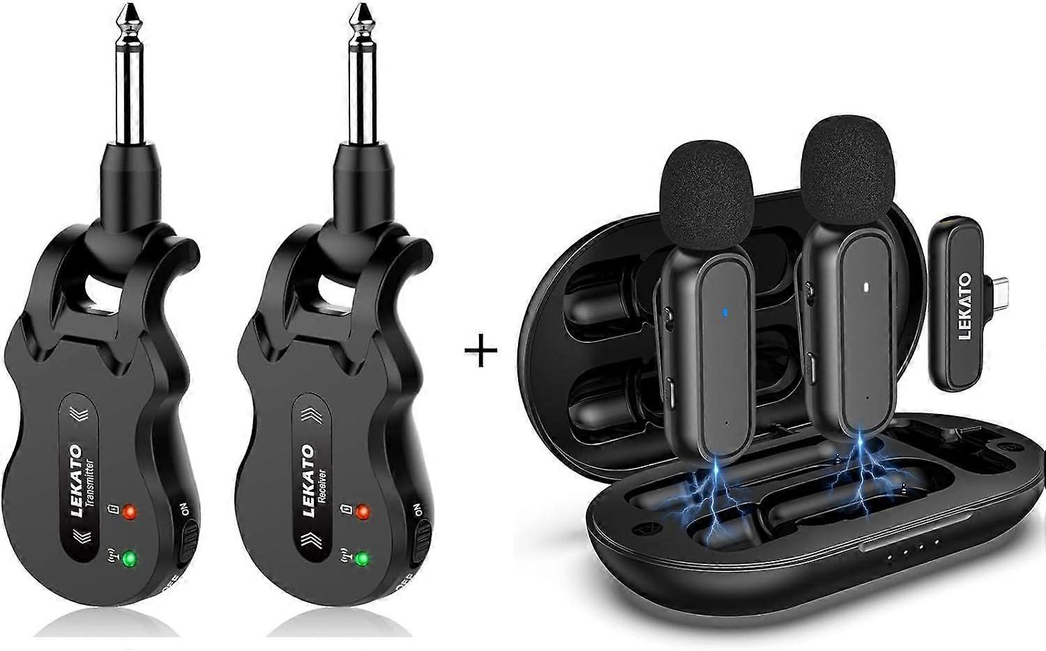 2025 Siste modell trådløst gitarsystem 5.8G trådløs gitarsender