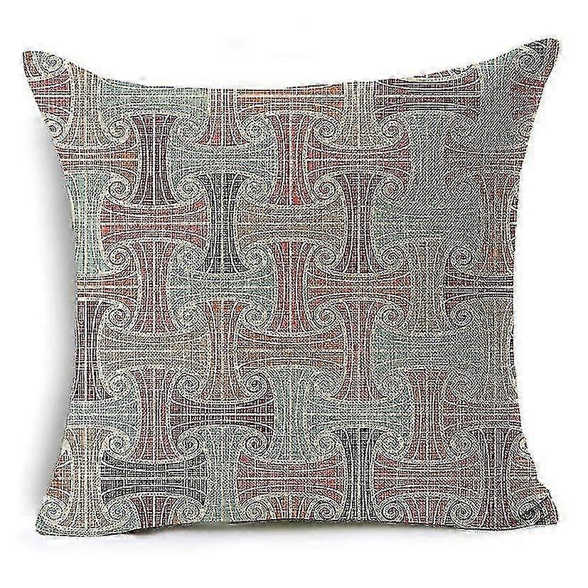 グラフィティコットンリネン枕カバーボヘミアソファクッションカバーホームデコレーションCIF