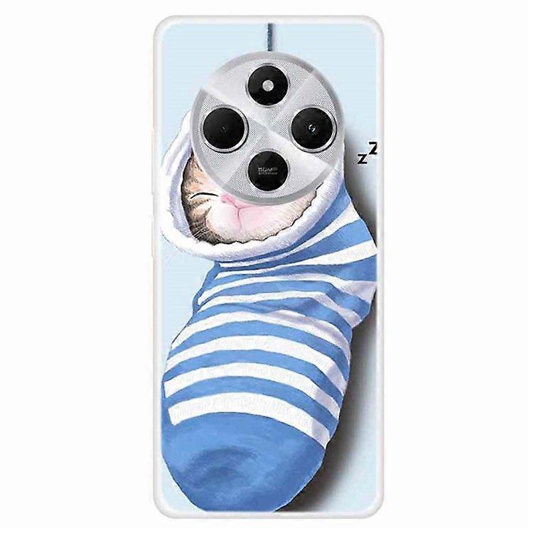 TPU Case for Xiaomi Redmi 14C 4G/ Poco C75 4G Pattern Printing Anti Fall Phone Back Cover