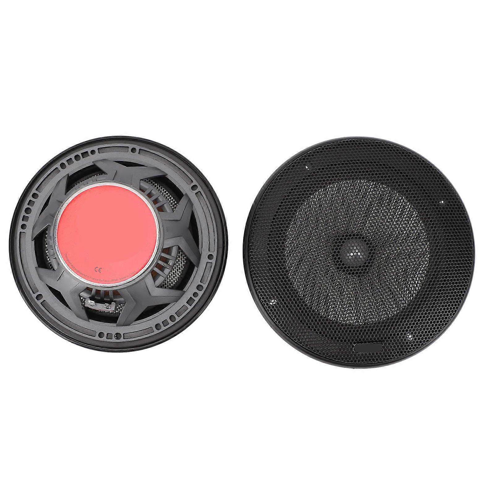 6.5inch Car Speaker Crossovers Tweeters Set High Fidelity Component Speaker System Sensitive for Home Car Public Place