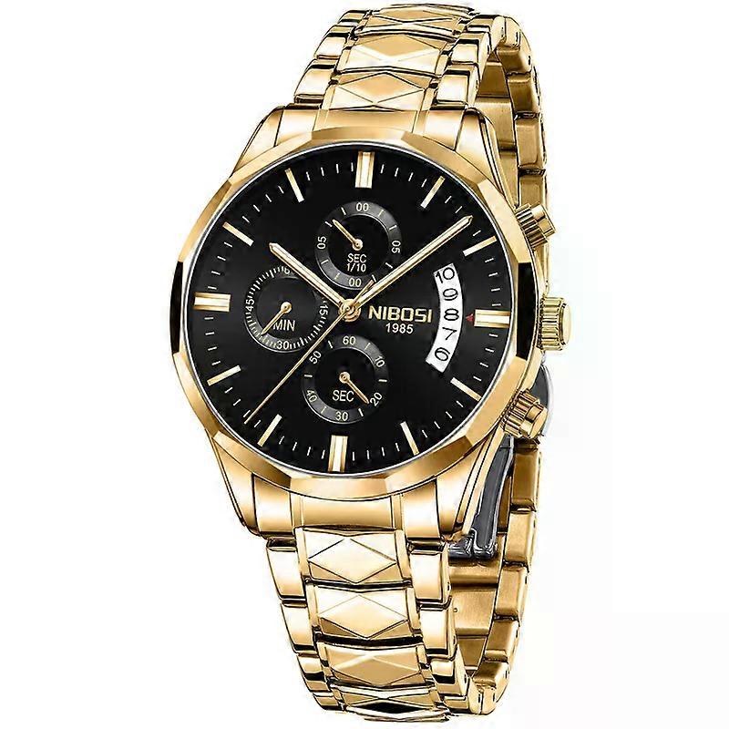 NIBOSI All-Purpose Watch - Durable Construction with 3-Hand Analog Display