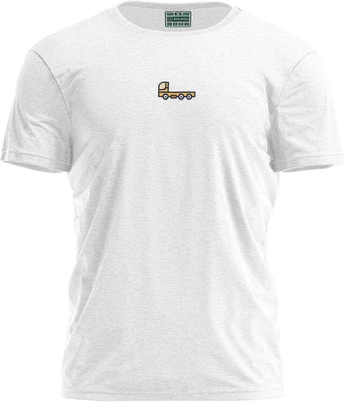 YC-Coastal Unisex White Crewneck T-Shirt: Beachy Relaxation in Every Stitch