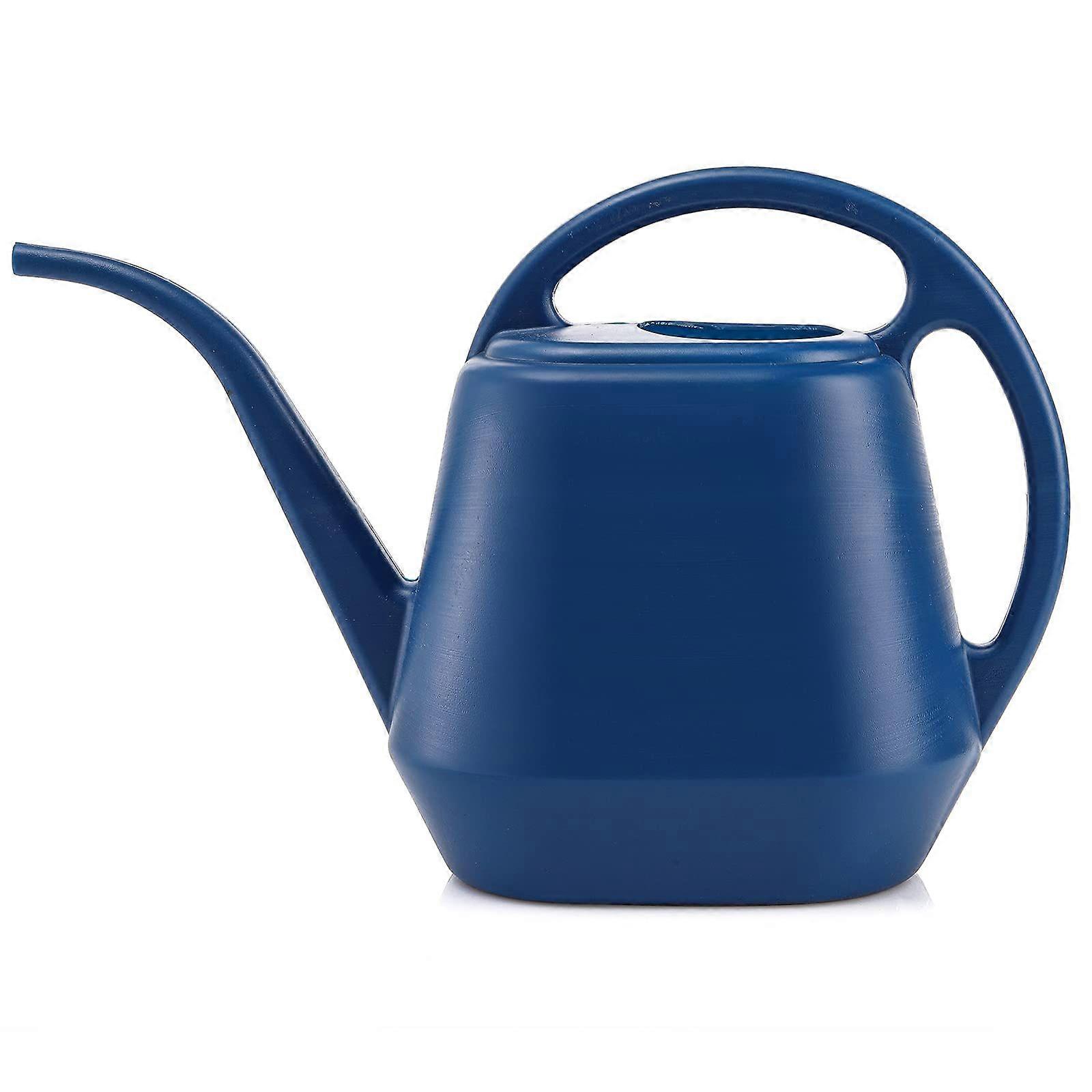 Plastic Watering Can, 1-Gallon, Blue