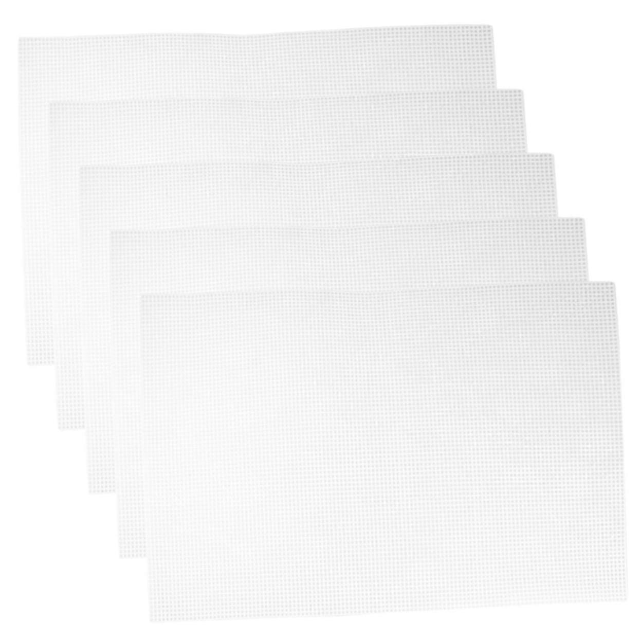 Flexible 5pcs Plastic Mesh Grids for DIY Fish Tank Aquarium Screen Net, 12x12 Inch, Durable Mesh Sheet Supplies