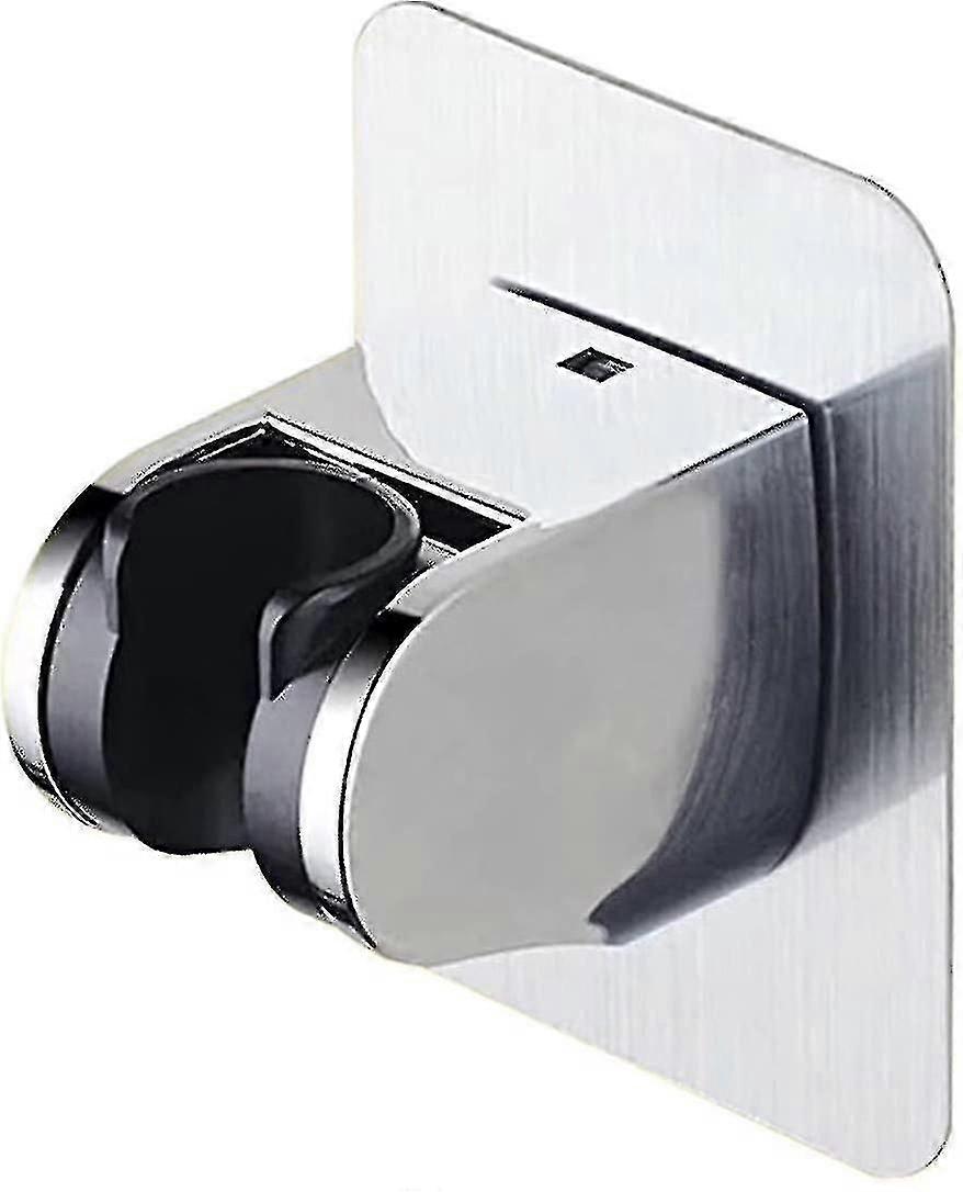 Self-adhesive Handheld Shower Bracket, Adjustable Angle Shower Rod Bracket, Bathroom Wall-mounted Shower Arm Bracket