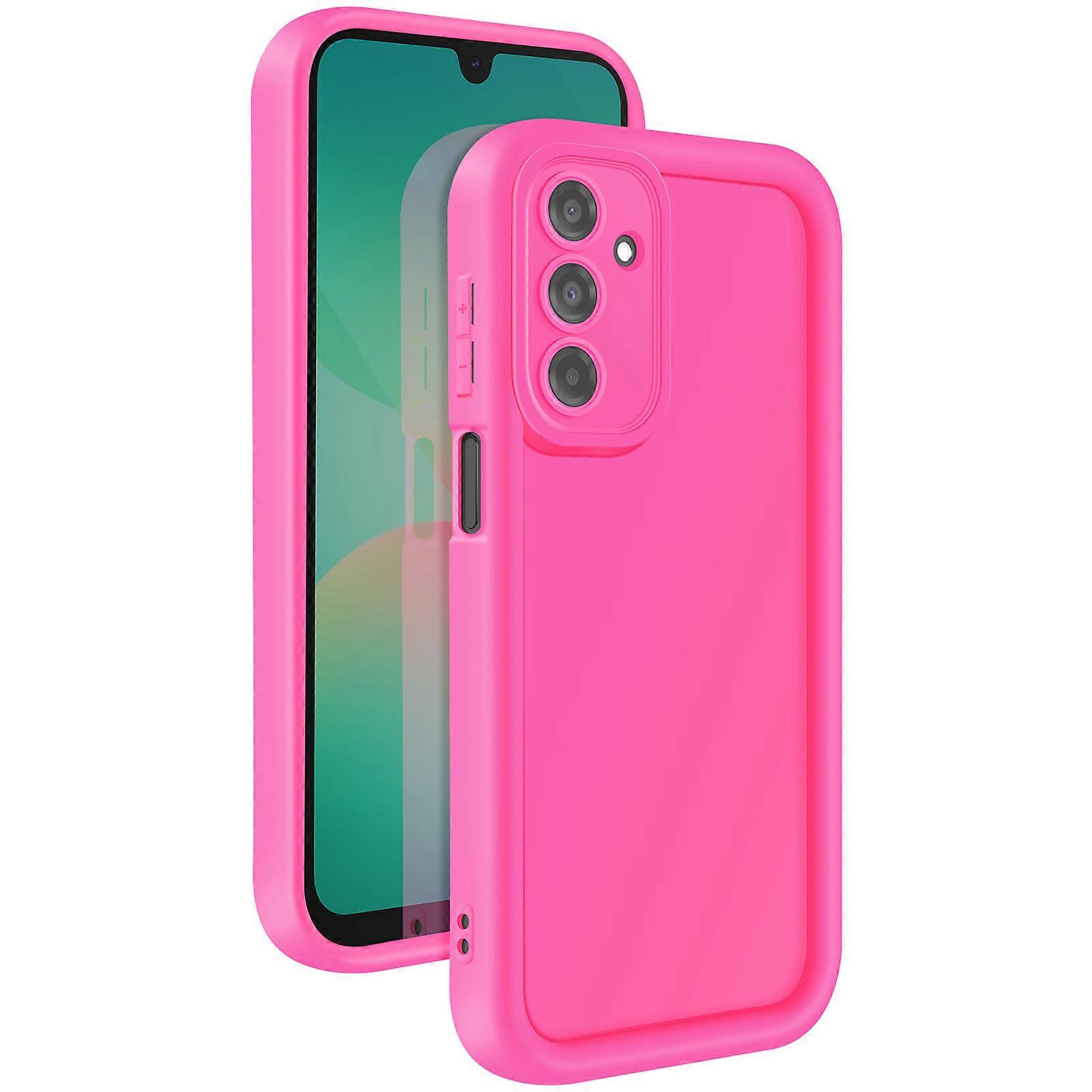 Case for Galaxy A26 Silicone Soft Touch Raised Borders, Fuschia