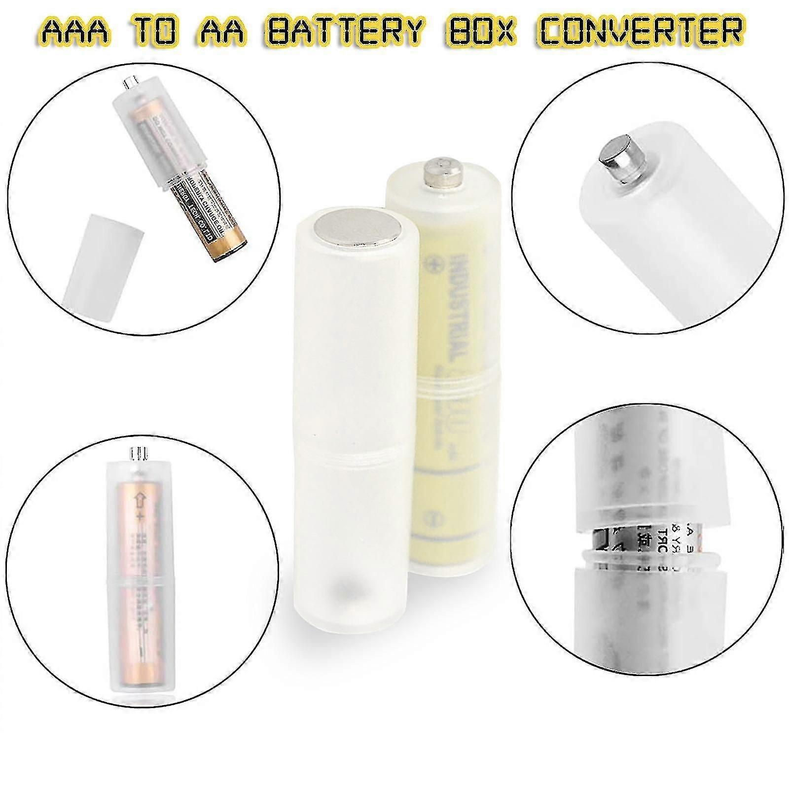 Aaa To Aa Battery Box Converter Adapter Battery Size Converter Case Switcher