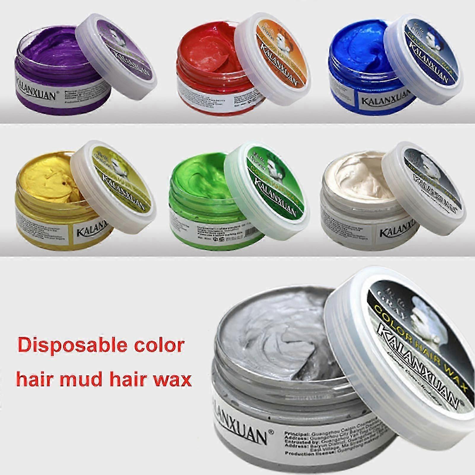 Hiusvaha Pitkäkestoinen Ei värimuutoksia Muodikas Väliaikainen hiusväri Kampausvoide Cosplaylle