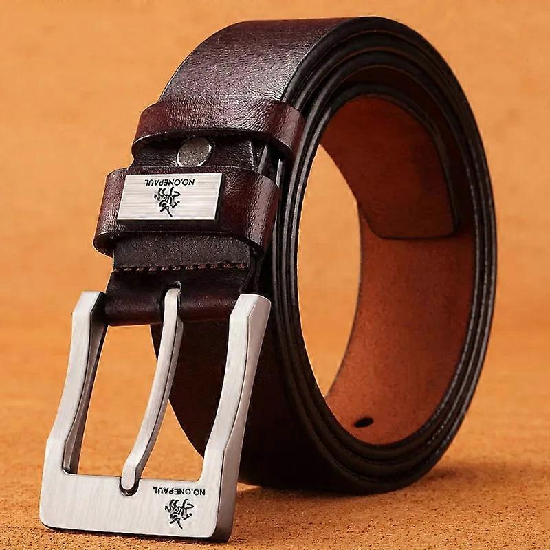 Mens High Quality Buckle Jeans Leather Belt
