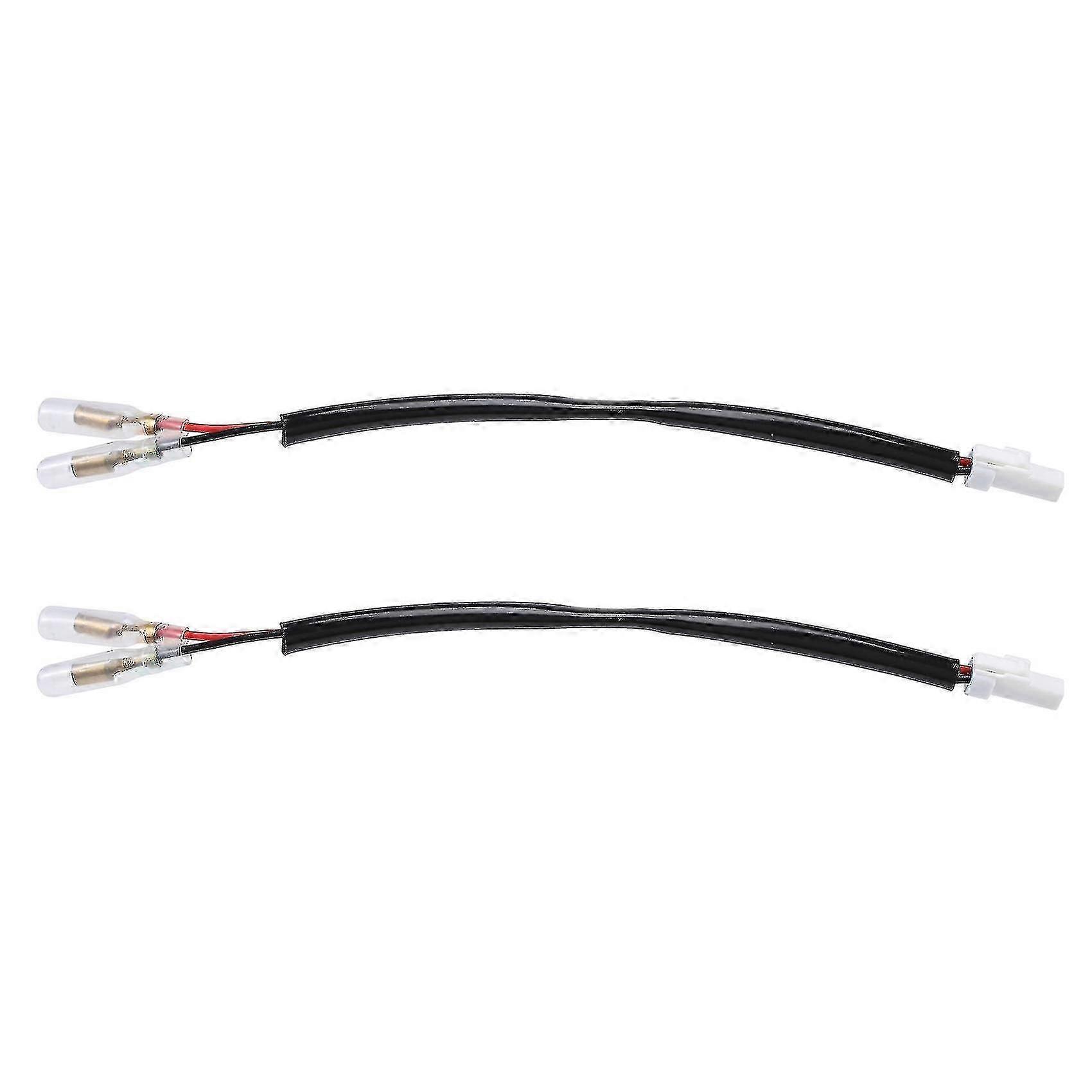 2pcs Cycle Turn Signal Wiring Harness Connector Turn Signal Plug Adapter For Ktm